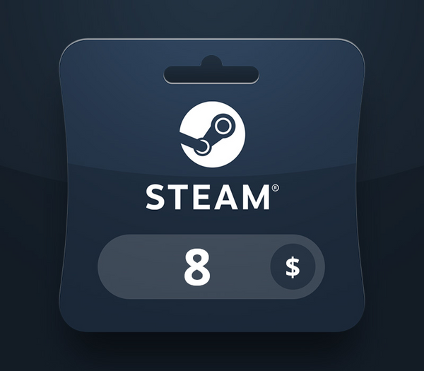 Steam Wallet USD 8 Gift Card OM