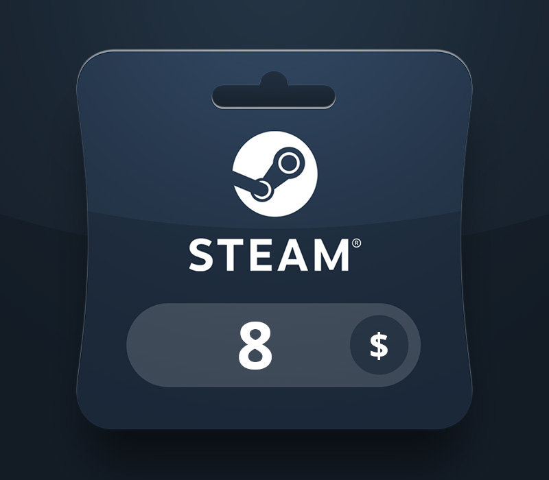 Steam Wallet USD 8 Gift Card NP