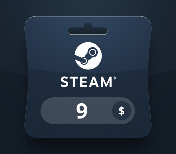 Steam Wallet USD 9 Gift Card LY