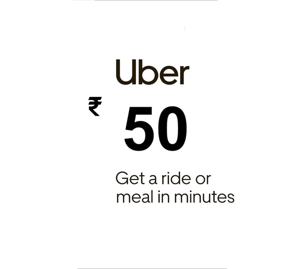 Uber INR 50 Gift Card IN