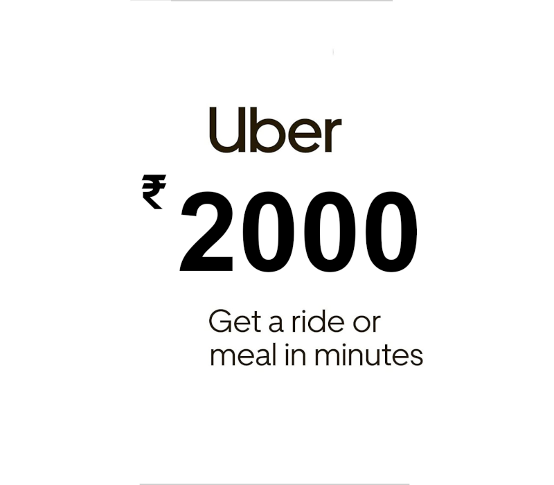 Uber INR 2000 Gift Card IN