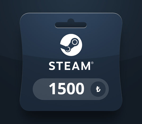 Steam Wallet TRY 1500 Gift Card TR