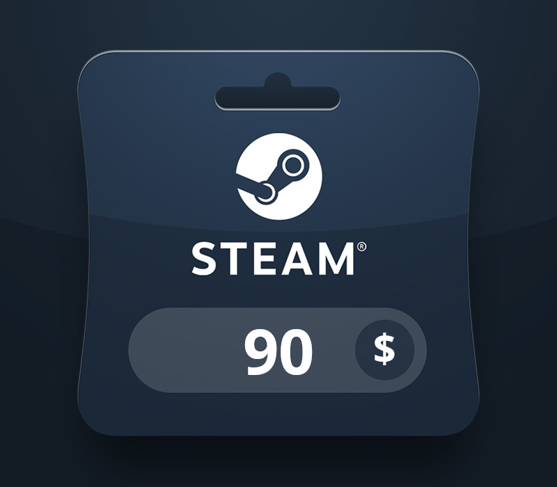 Steam Wallet USD 90 Gift Card LK