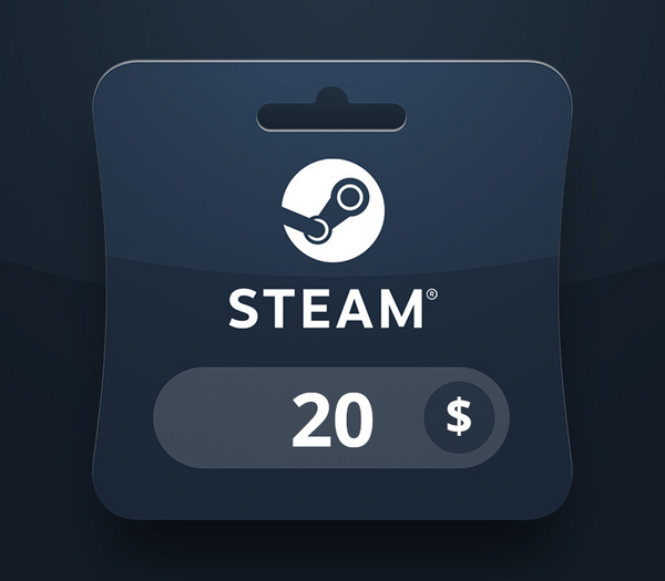 Steam Wallet USD 20 Gift Card LK
