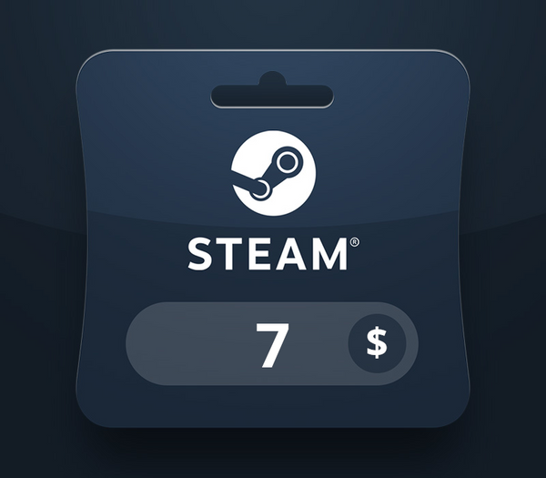 Steam Wallet USD 7 Gift Card LK