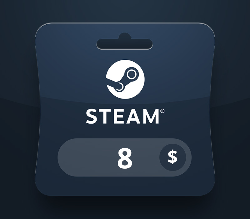 Steam Wallet USD 8 Gift Card