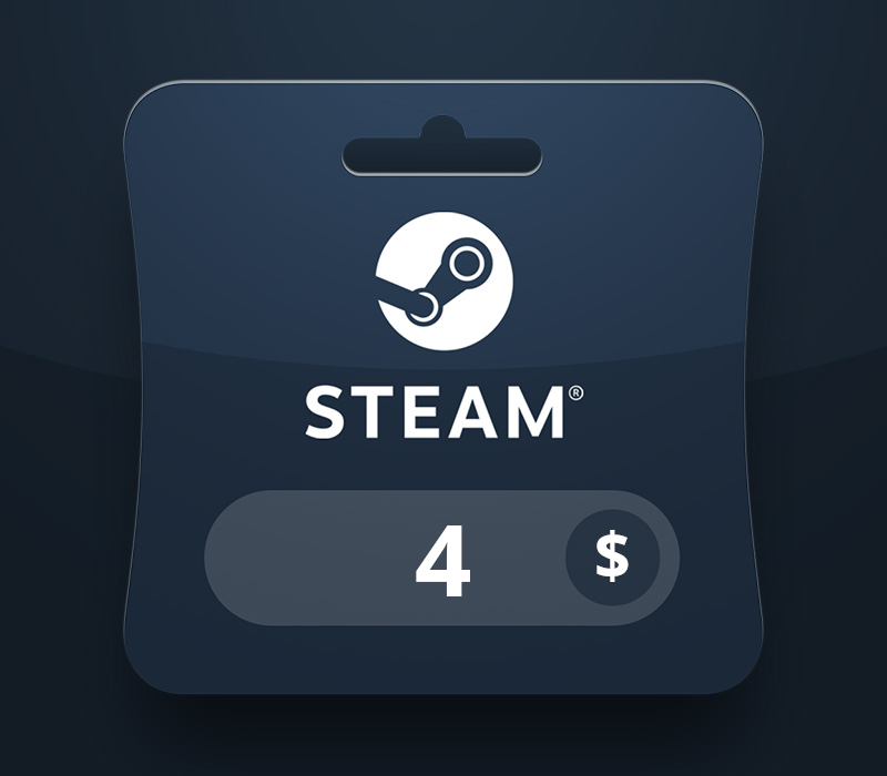 Steam Wallet USD 4 Gift Card