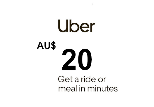 Uber AUD 20 Gift Card AU