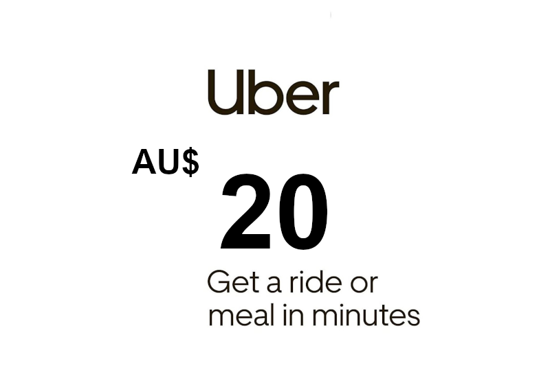 Uber AUD 20 Gift Card AU