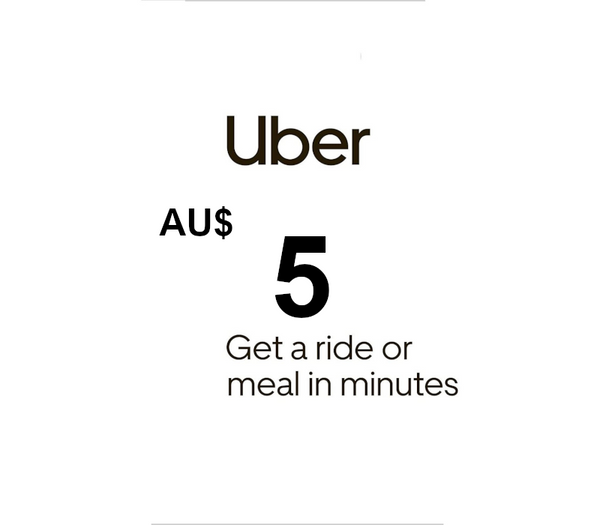Uber AUD 5 Gift Card AU