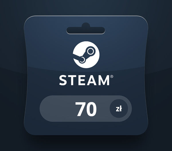 Steam Wallet PLN 70 Gift Card PL