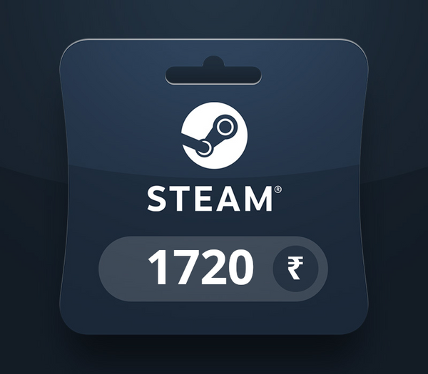 Steam Wallet INR 1720 Gift Card IN