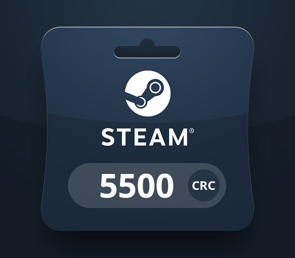 Steam Wallet CRC 5500 Gift Card
