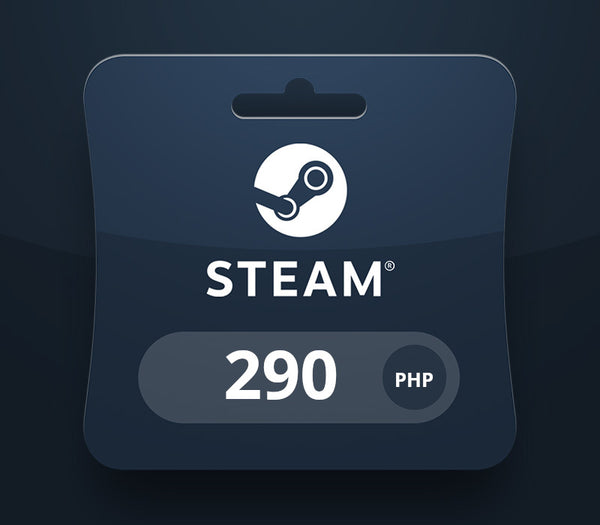 Steam Wallet PHP 290 Gift Card PH