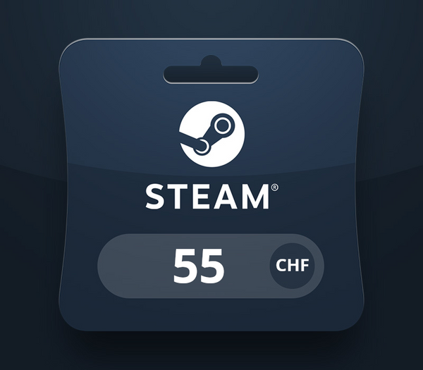 Steam Wallet CHF 55 Gift Card CH
