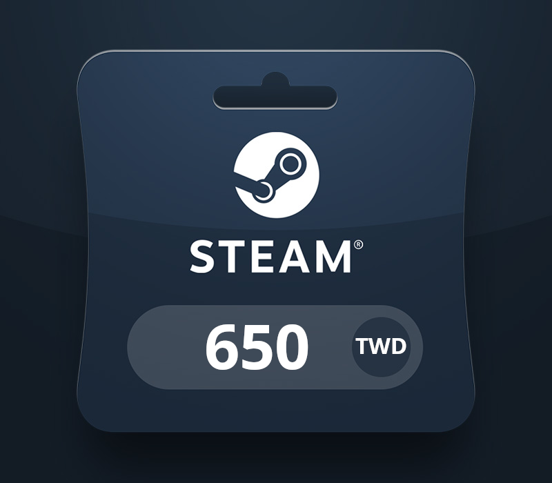 Steam Wallet TWD 650 Gift Card TW