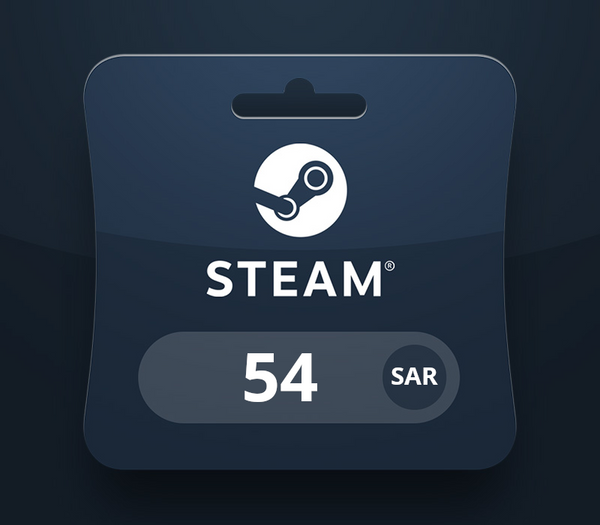 Steam Wallet SAR 54 Gift Card SA