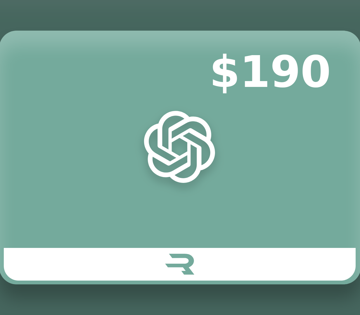 Rewarble ChatGPT USD 190 Gift Card