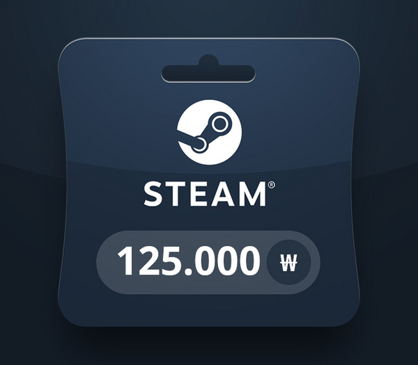Steam Wallet KRW 125000 Gift Card KR