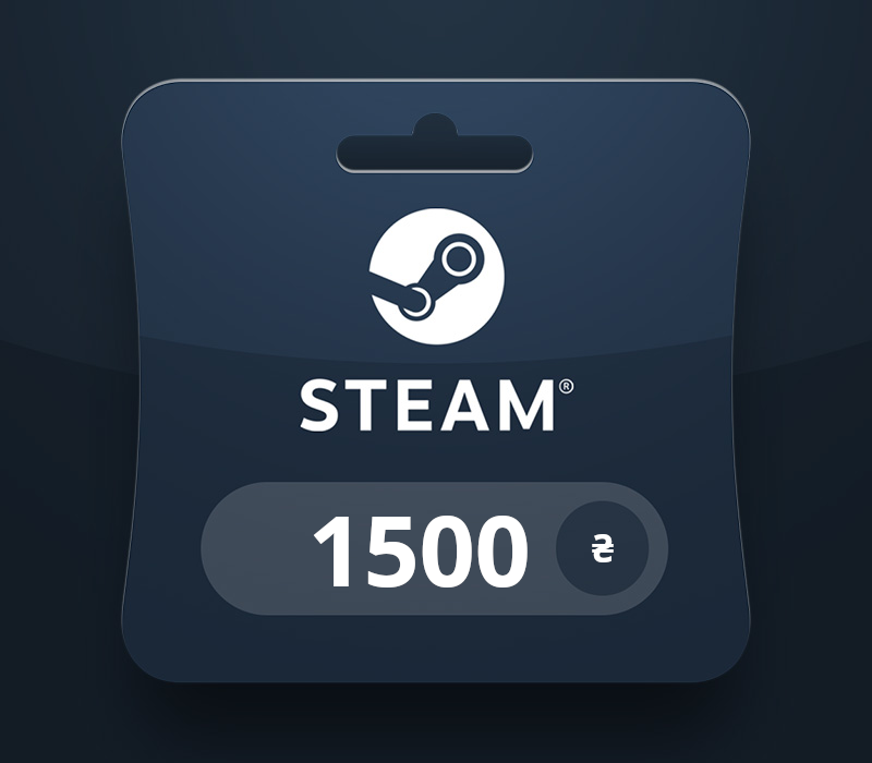 Steam Wallet UAH 1500 Gift Card UA