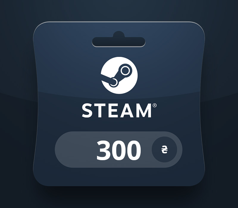 Steam Wallet UAH 300 Gift Card UA