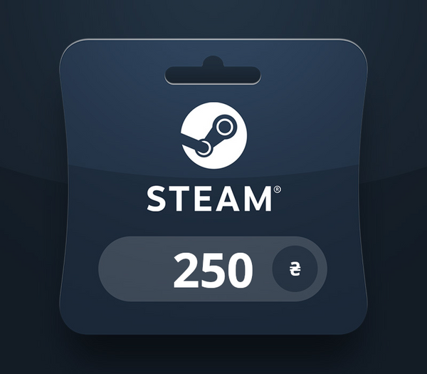 Steam Wallet UAH 250 Gift Card UA