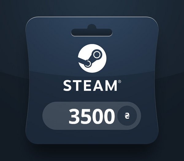 Steam Wallet UAH 3500 Gift Card UA