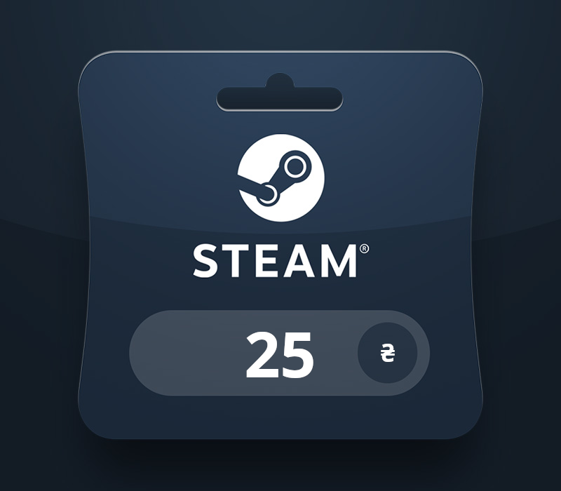 Steam Wallet UAH 25 Gift Card UA