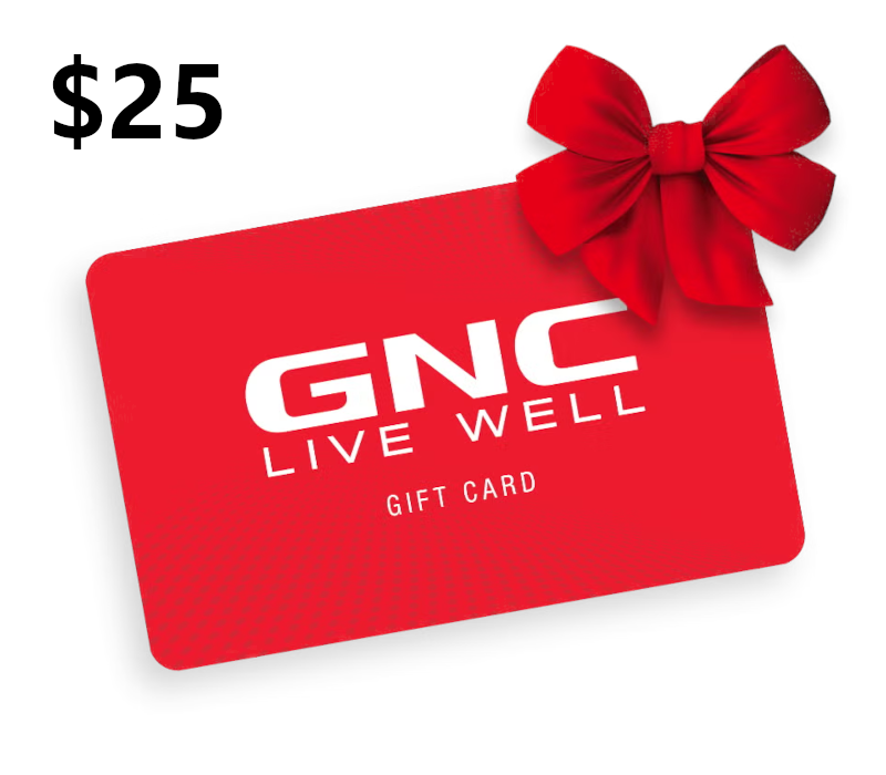 GNC USD 25 Gift Card