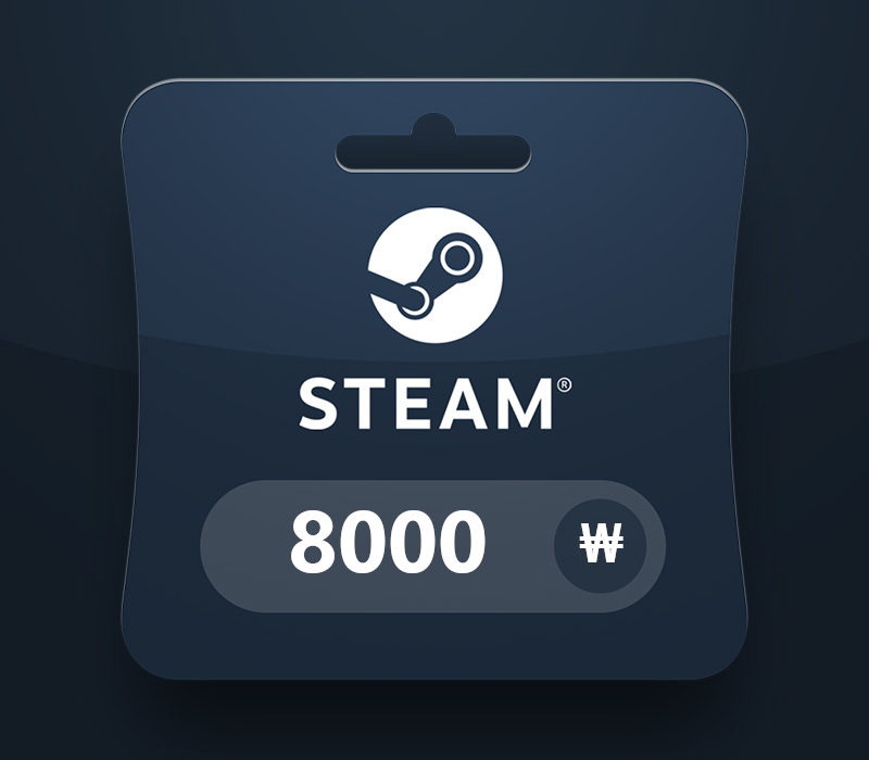 Steam Wallet KRW 8000 Gift Card KR