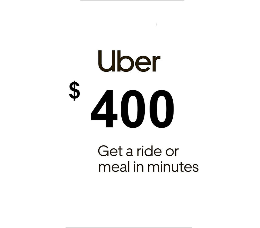 Uber USD 400 Gift Card