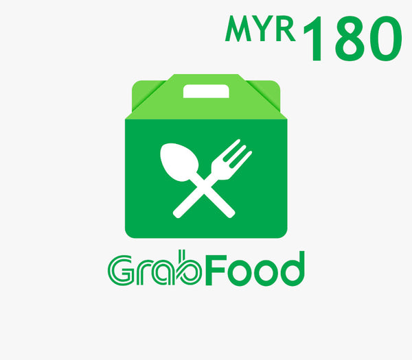 Grab Food MYR 180 Gift Card MY