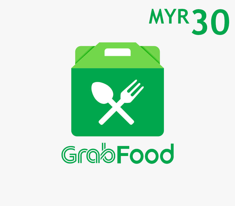 Grab Food MYR 30 Gift Card MY