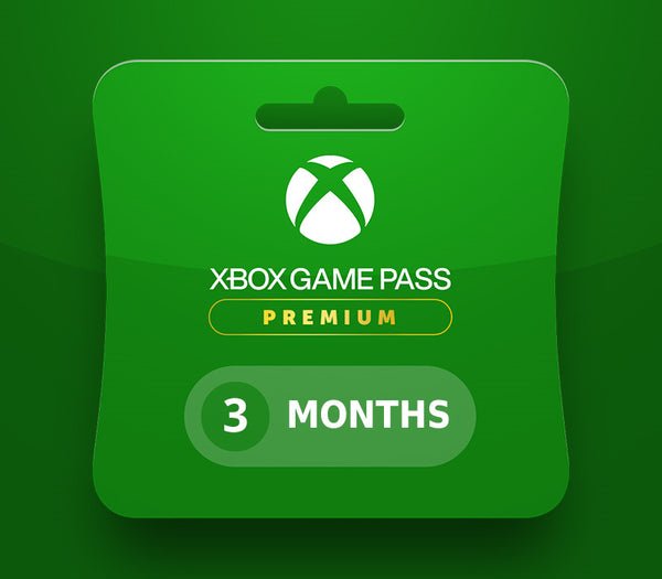XBOX Game Pass Premium - 3 Month Subscription Card IN