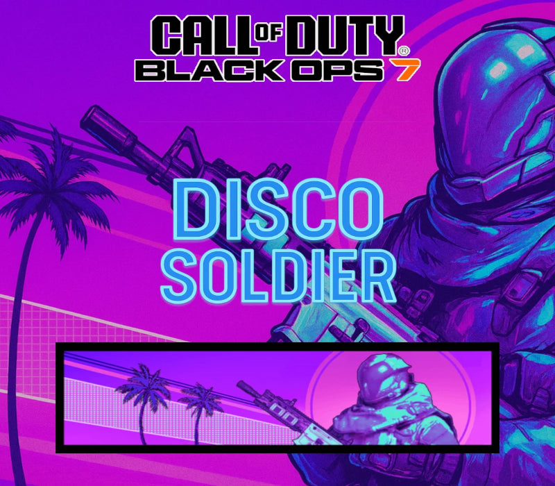 Call of Duty: Black Ops 7 - Disco Soldier Calling Card DLC PC/PS4/PS5/XBOX One/Series X|S