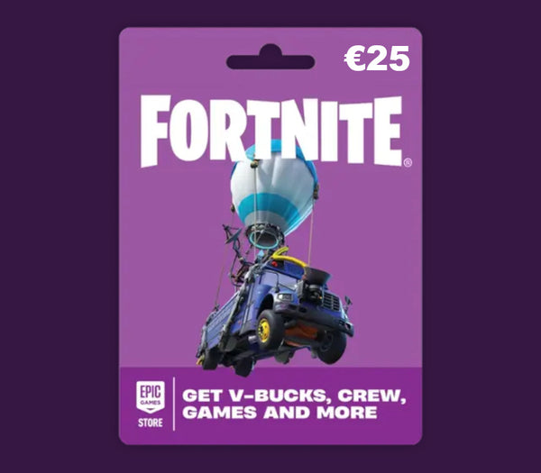 Fortnite EUR 25 PC Epic Games Gift Card IE
