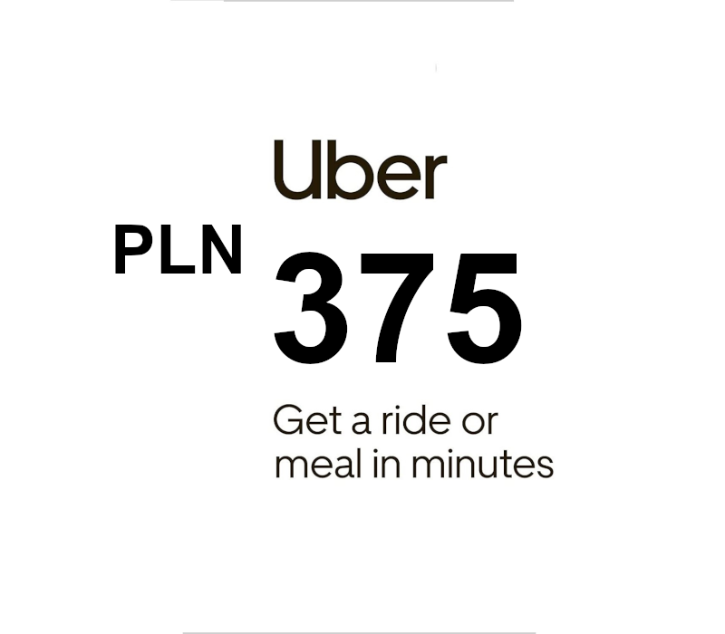 Uber PLN 375 Gift Card PL