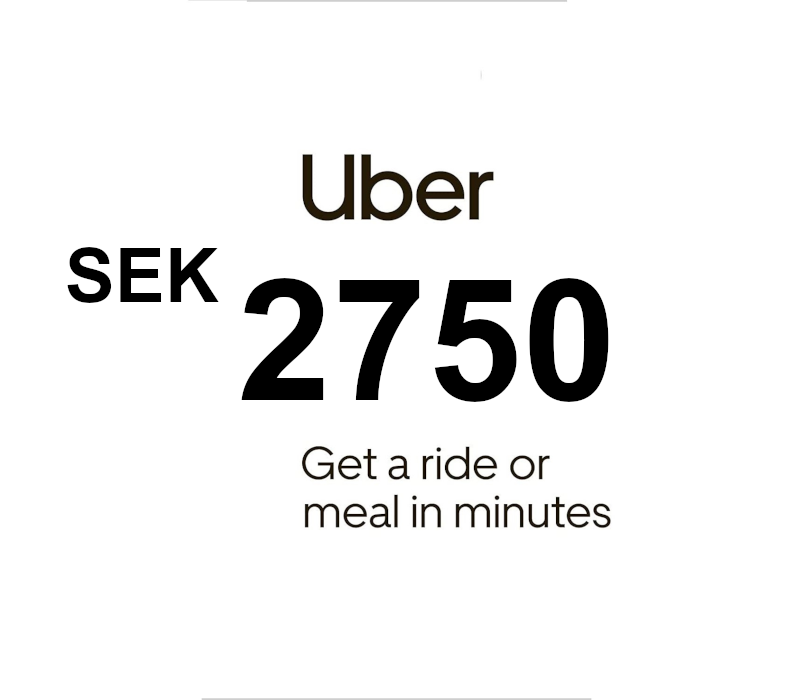Uber SEK 2750 Gift Card SE