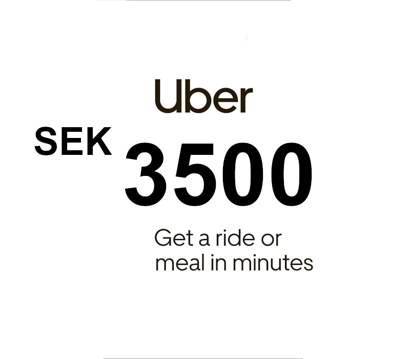 Uber SEK 3500 Gift Card SE