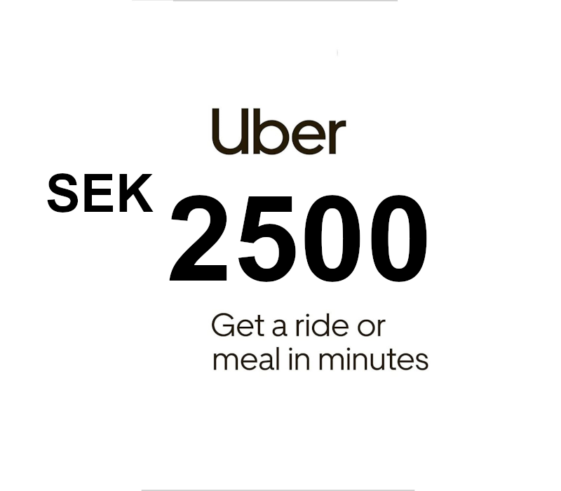 Uber SEK 2500 Gift Card SE