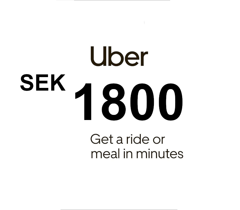 Uber SEK 1800 Gift Card SE