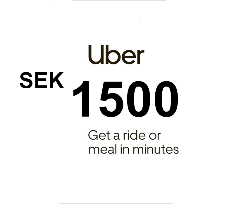 Uber SEK 1500 Gift Card SE