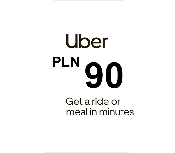 Uber PLN 90 Gift Card PL