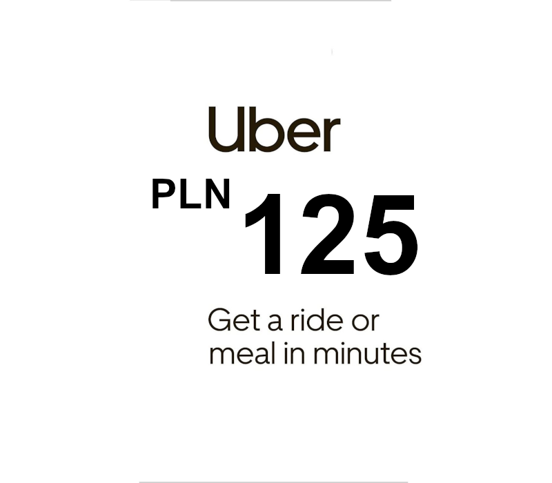 Uber PLN 125 Gift Card PL