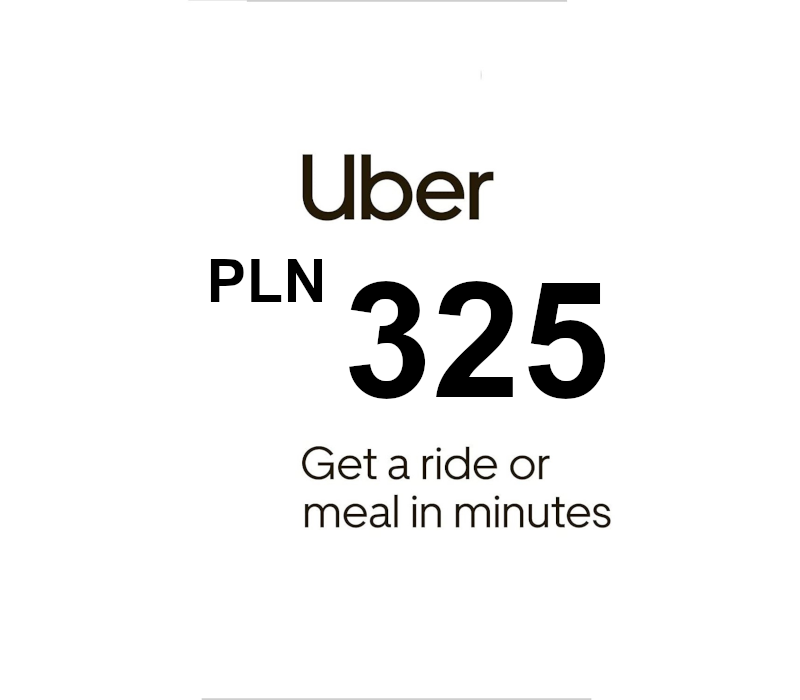 Uber PLN 325 Gift Card PL