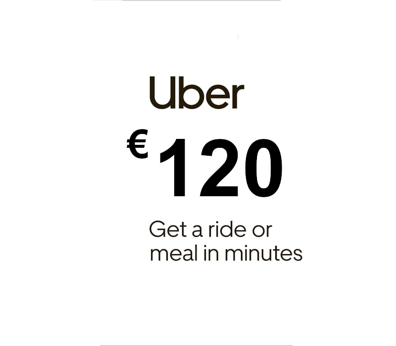 Uber EUR 120 Gift Card ES