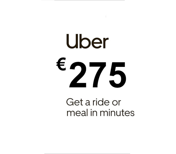 Uber EUR 275 Gift Card ES