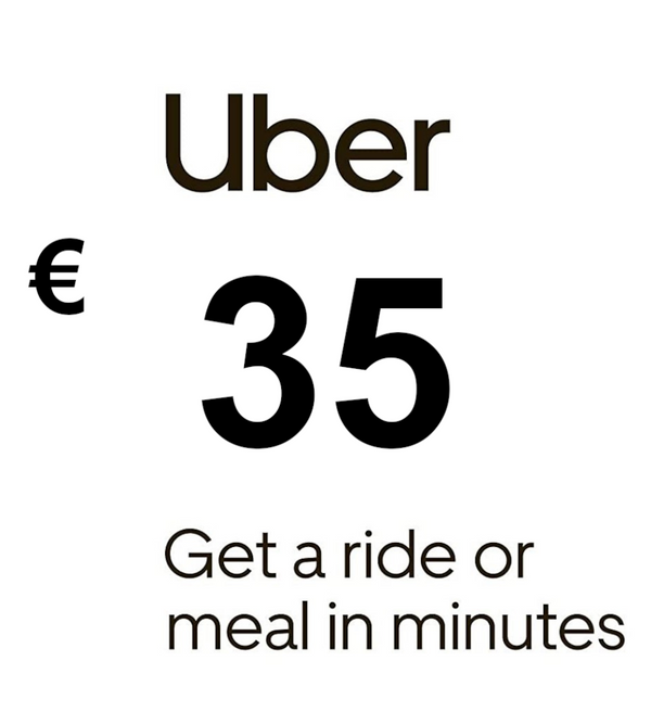 Uber EUR 35 Gift Card FR