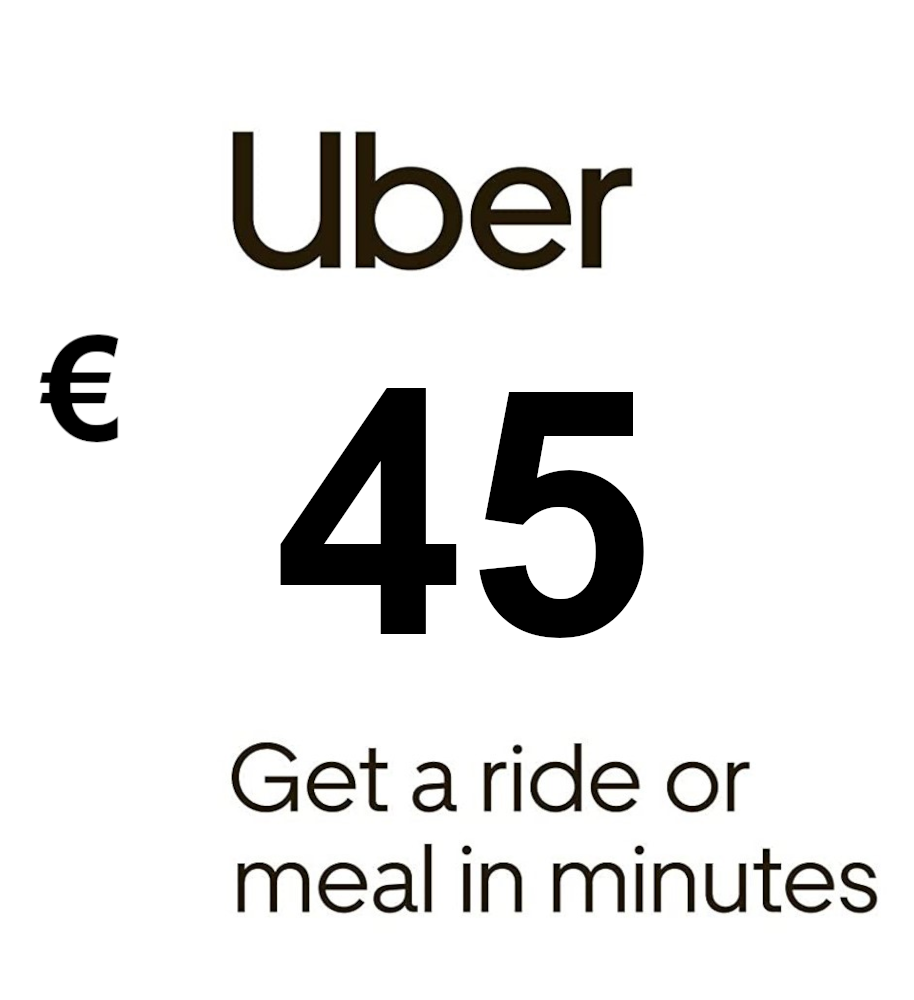 Uber EUR 45 Gift Card FR