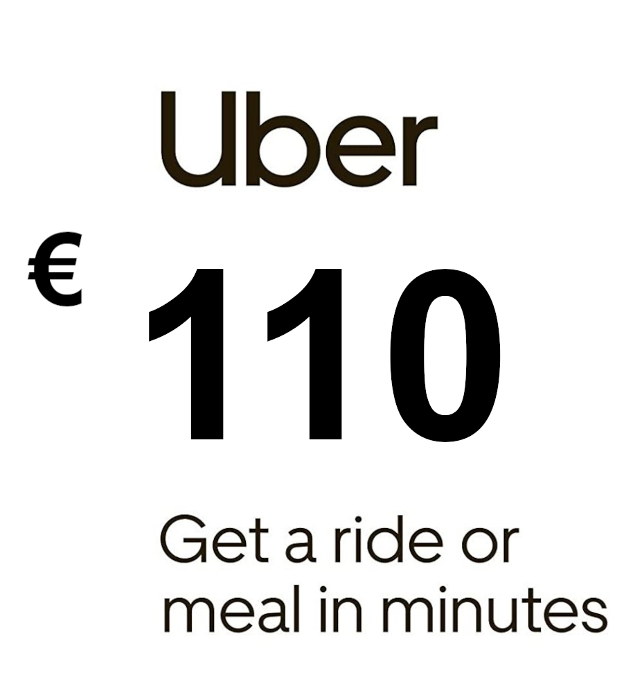 Uber EUR 110 Gift Card FR